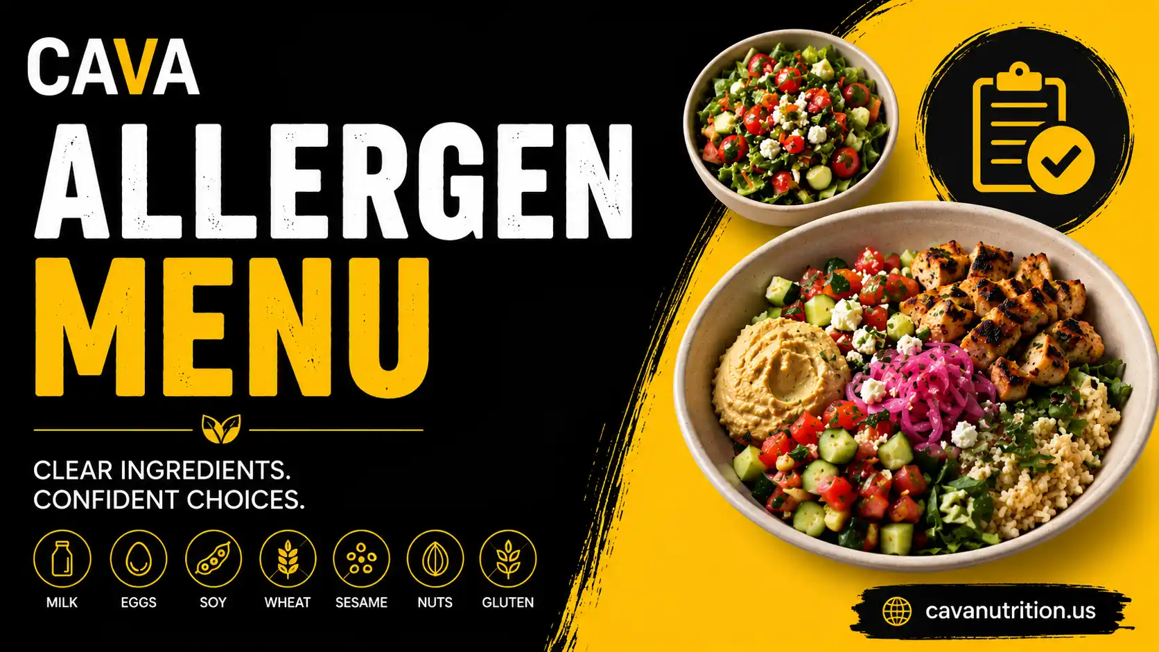 Cava Allergen Menu Featured Image